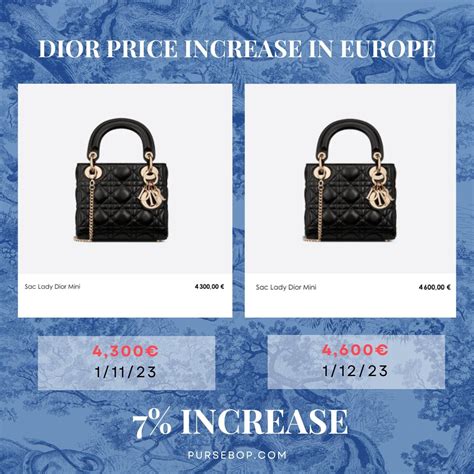 lady dior cheap|lady dior 2022 price.